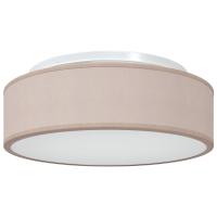 Lámparas de Techo Flush Mount Taupe Ø 38 cm Tela E27 - details 1