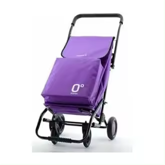 Garmol Carro Plegable Tubeless Travel 66l color violeta Chasis de 4 ruedas plegable Bolsillo delantero térmico Bolsillo interior y trasero. - 1
