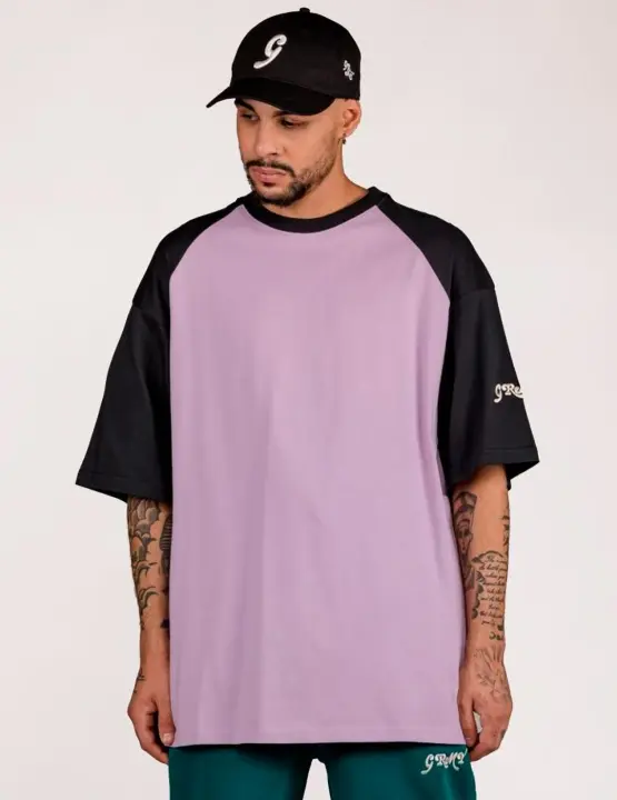 Camiseta Grimey 'Westbound' Oversize Lila - 1