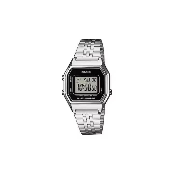 Reloj Casio Vintage Coleccion Mujer Acero Iconic Digital 29mm La680wea-1ef - 1