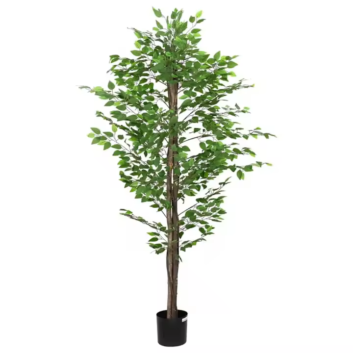 vidaXL Planta Ficus Artificial Verde en dimensiones 200 cm/300 cm/120 cm - 1