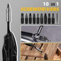 Cuchillo Multifuncional Plegable Herramienta Portátil De Sobrevivencia Para Exteriores Y Hogar Herramienta De Mano Para Emergencias En Coche Con Agarre De Acero Inoxidable - details 4