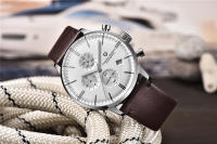 Reloj Deportivo Para Hombre PAGANI DESIGN De Cuero Genuino Y Cuarzo Automático Resistente Al Agua Con Cronógrafo VK67 Reloj Hombre De Lujo - details 6