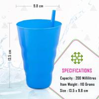 Juego de Vagos de plástico con pajitas para Bebidas infantiles (4 Unidades) [Surtidos] - details 4