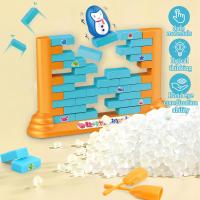 Juego De Mesa Penguin Para Dos Jugadores Juguete Montessori De Construcción Y Empujar Muros Para Interacción Padre-Hijo Regalo Para Niños - details 4