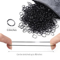 1000Pcs Paquete De Cinturones Elásticos Para El Cabello Coloridos Desechables Accesorios De Cabello Para Niñas Amate De Pelo De Scrunchie - details 10