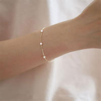 Pulsera De Encanto Somilia En Plata De Ley 925 Con Circonia 5A Y Galvanizado En Oro 14K Para Mujer Joyería Finos Minimalista Regalo Para Mamá - details 3