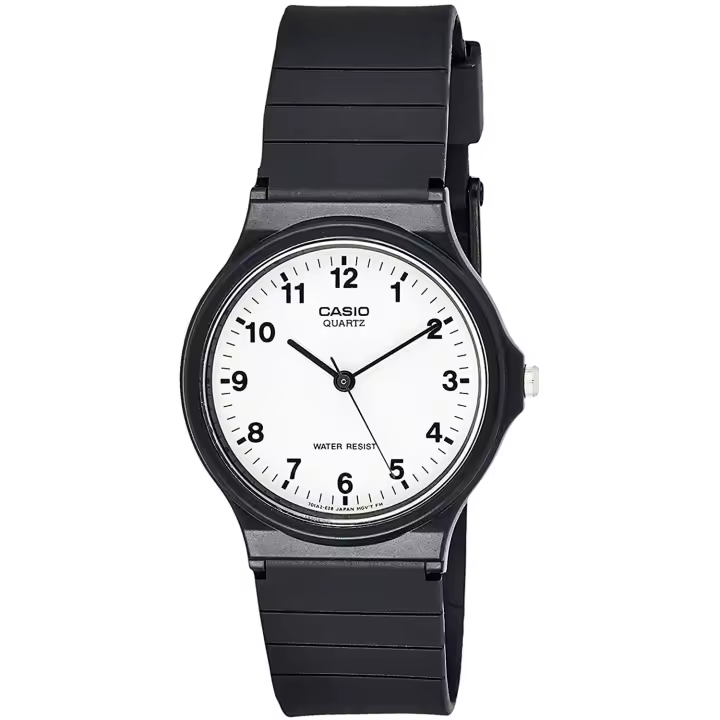 Casio Mq-24-7bll Reloj Analógico. Esfera blanca con números negros. Caja y Correa de Resina Resistente. - 1