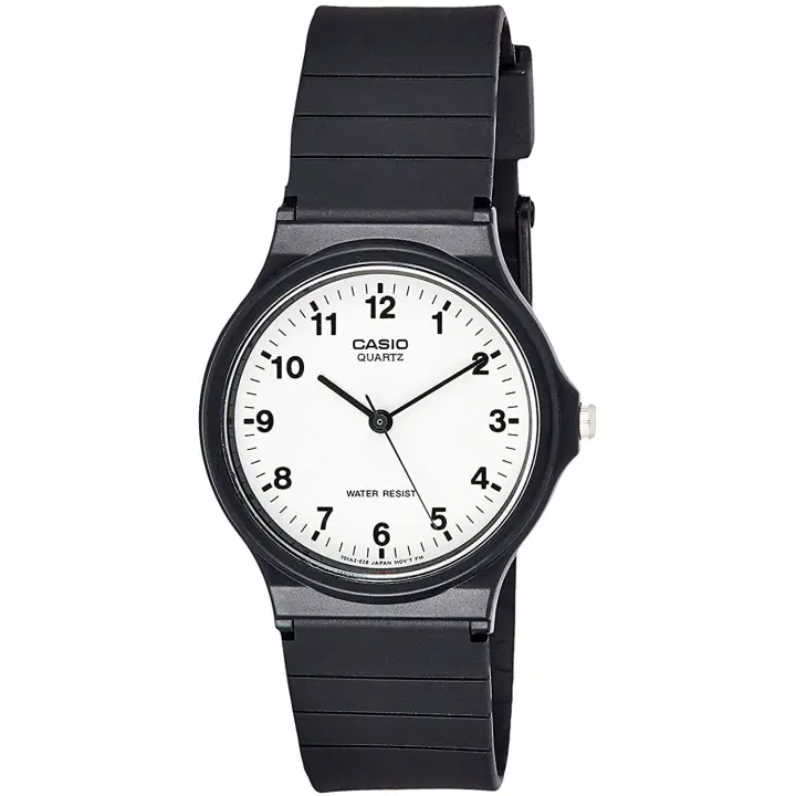 Casio Mq-24-7bll Reloj Analógico. Esfera blanca con números negros. Caja y Correa de Resina Resistente. - 1