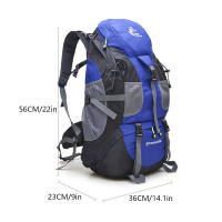 Mochila De Escalada 50L Impermeable Para Actividades Al Aire Libre Bicicleta Senderismo Trekking Camping Bolsa De Montaña Unisex - details 1