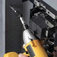 Anillo Magnético Para Destornillador 1/4 Hexagonal Con Rodillo De Extensión 0-20° Soporte De Cambio Rápido Y Punta De Destornillador Herramientas Manuales De Carbono Alto - details 8