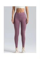 MOV-Pantalones deportivos y de fitness, pantalones color melalgodón, Mallas elásticaspara Correr, Elevación de cadera, High Belt, control del medio ambiente, pantalones de yoga - details 14