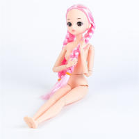 Muñeca De Juguete DIY Con Cabeza De Muñeca De Anime Larga Y Colorida Ojos Estelares Para Niñas Regalo De Vestir Muñeca De 1/6 - details 53