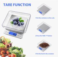 Báscula de cocina digital, carga USB, 3 kg/0,1 g, eléctrica, resistente al agua, carga USB, acero inoxidable (sin batería) - details 2