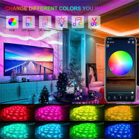 Tiras LED USB Bluetooth Control Por App Luzes RGB Flexibles Para TV Decoración De Habitaciones Fita Diode 5050 Para Retroiluminación De TV - details 2
