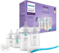 Philips Avent Set Pack 4 Biberones con Sistema AirFree (2 Biberones 125ml + 2 Biberones 260ml), Regalo para Recién Nacidos, Enganche Natural, sin BPA, Reduce los Cólicos, Chupete Ultra Soft y Escobilla, de 0-12 Meses - details 6