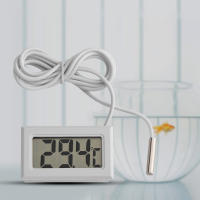Termómetro Digital LCD Mini Con Probeta Impermeable Sensor De Temperatura Para Acuario Nevera Y Exteriores Medidor De Temperatura Interior Y Exterior - details 2