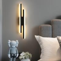 Lámpara De Pared LED Para Interior Estilo Minimalista Moderno Arce Y Acrílico Para Dormitorio Sala De Estar Pasillo Y Escalera Luz Scandinava - details 0