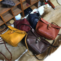Bolso Bandolera Mujer MJ De Cuero Genuino Pequeño Bolsos Cruzados Retro Para Niñas Bolsa De Mano Suave Con Bolsillo Para Teléfono Móvil - details 5
