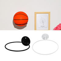 Estante De Exhibición De Baloncesto Y Fútbol De Acero Inoxidable Montado En La Pared Soporte Espacioso Para Deportes Decoración Para Sala De Estar Organizador De Espacio - details 6
