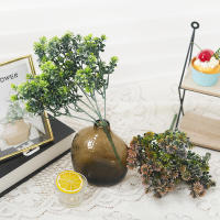 Plantas Artificiales De Otoño En Plástico Suculentas Margarita Hierba Para Decoración De Jardín Exterior Bodas Y Navidad Hojas Decorativas Falsas Para Exposición En Escritorio - details 4