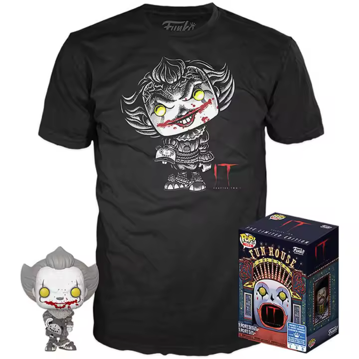 Conjunto de figuras POP & Tee IT 2 Pennywise Exclusivo M - 1