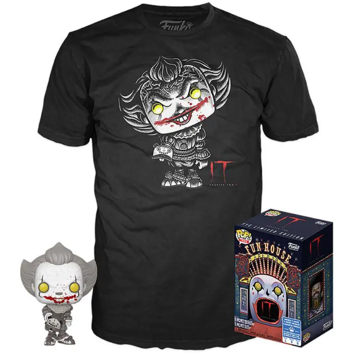 Conjunto de figuras POP & Tee IT 2 Pennywise Exclusivo M - 1