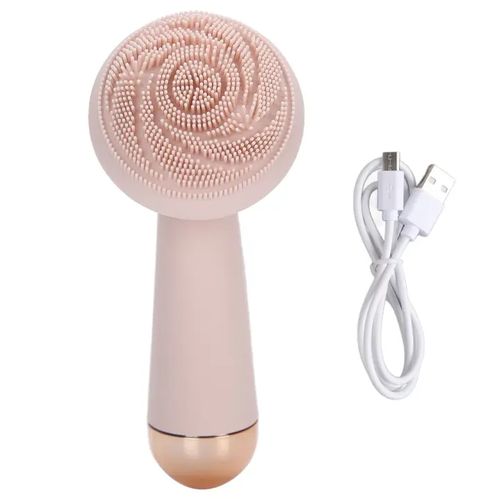 Cepillo Limpiador Facial Anti-Irritación Masajeador de Silicona Potencia la Absorción del Sérum - 1