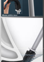Cepillo De Inodoro De Lujo MENGNI Con Montaje En Pared Y Drenaje Rápido Herramienta De Limpieza Para Baño Accesorios De Baño Ecológicos - details 4