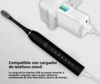 Cepillo De Dientes Eléctrico Recargable Tongwode Para Adultos 6 Modos De Limpieza Sonic Blanqueamiento Y Limpieza De Dientes Material ABS - details 7