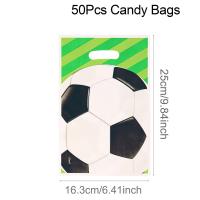 Bolsas De Regalo De Fútbol Para Niños Bolsas De Cumpleaños Tema Deportivo Para Fiesta De Bebés Y Bodas 10/20/50 Pcs Decoración De Deporte - details 5