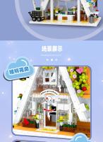 MORK Kit De Bloques De Construcción De Arquitectura Modular 1413pcs Modelo De Tienda De Flores Y Callejón Para Niños Juguetes Educativos Regalos Para Niños De 6 a 12 Años Y Adolescentes - details 6