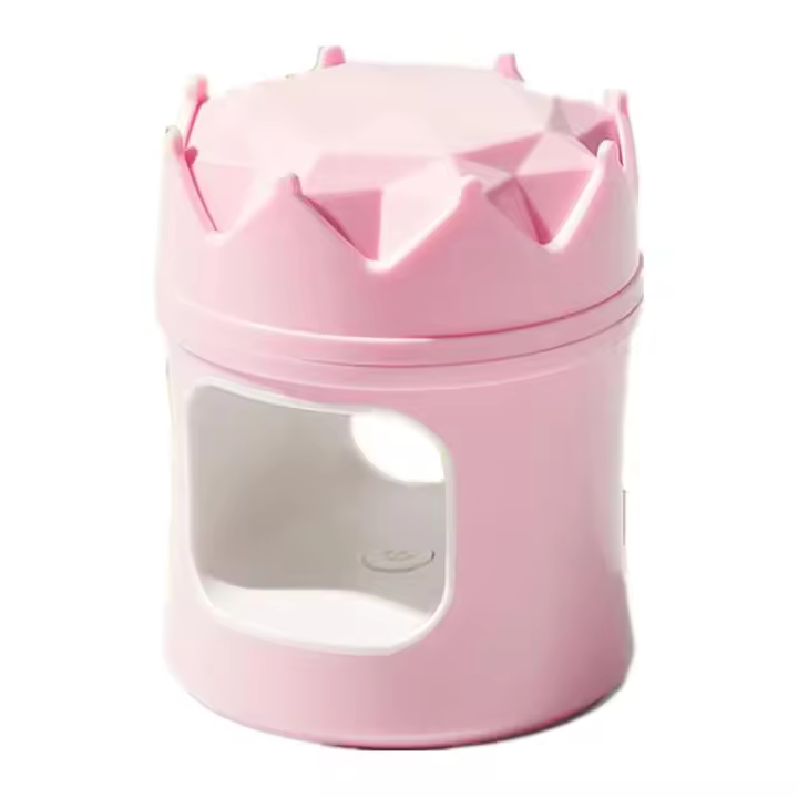 Mini lámpara de uñas de gel UV portátil, secador de uñas con recenga type C para Salón de manicura Casera, interior de 6 LEDs, color rosa - 1