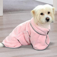 Bata De Baño Para Perros Microfibra Secado Rápido Toallas Para Pequeños Medianos Y Grandes Mascotas Gatos Ropa De Mascota Accesorios Para Perros - details 2