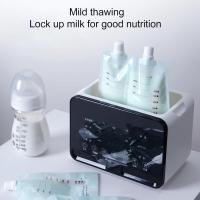 Calentador de biberones Ultimate, calentador de biberones doble 9 en 1, calentador/descongelador/esterilizador rápido de alimentos para bebés - Calentador de biberones de leche materna, calentador de biberones grande multifuncional - details 6