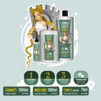 PACK 3 PRODUCTOS DONA FLORA RAPUNZEL CHAMPU 1000ML+ MASCARILLA 1000ML +TONICO 70ML - details 0