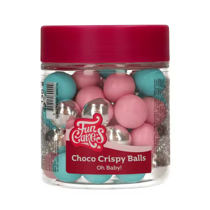 Bolas Crujientes De Chocolate Funcakes - Oh Baby! (130 G) - 1