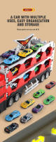 Gran Camión De Transporte De Coches Lloy Deformable Y Plegable Multifuncional Regalo Educativo Para Niños Modelo De Deportivos - details 9