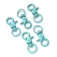 iYOE 5pcs Abrazaderas De Langosta Para Joyería Multicolor 20x43mm Encuentros Para DIY Llavero Conector De Mano Bolsa Muñeca Muñeco - details 20