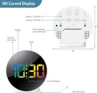 Reloj Despertador Digital de Escritorio con 2 Alarmas y Repetición - details 0