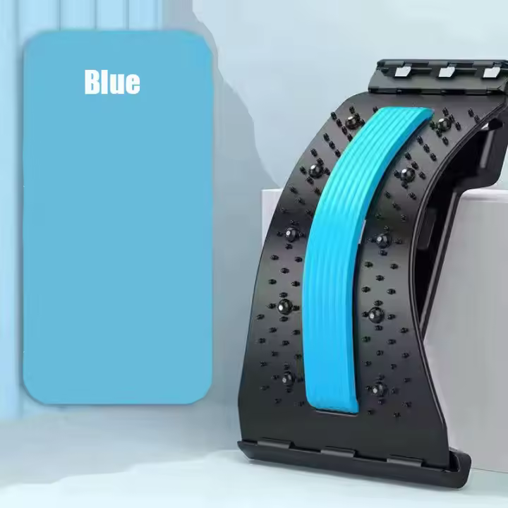 Masajeador De Espalda Equipo De Estiramiento Herramientas De Masaje Soporte Lumbar Relajación Alivio De Dolor De Espine Fitness Para Hombres Y Mujeres - 1