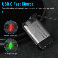BORUiT V10 Linterna De Cadena EDC Recargable Tipo-C Con Luz UV Y Magnetismo Para Camping Y Pesca Resistente Al Agua Luz LED De 1000 Lumen Material De Aluminio Negro - details 11