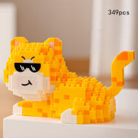 Juguete De Bloques Para Perro Estilo Fruta Y Animal Hakimi Que Puede Sentarse Acostarse Y Balancear Cabeza Divertido Juguete De Ladrillo Para Gato Juguetes De Plástico Compatible Con Lego Para Niños Y Adultos - details 4