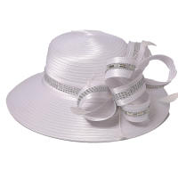 Sombrero Derby Elegante De Navidad Para Mujer Con Plumas Y Diamantes Anversa De Fiesta Casaca De Busto Broche Anversa De Busto - details 16