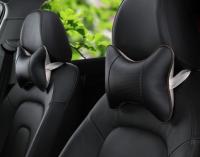 2 UDS almohada de cuero PU para el cuello del coche, almohada para Descenso del Cuello, reposacabezas - details 0
