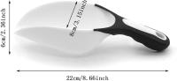 Pala de Hielo de plástico Grande, Pala de Porcelana de plástico, Pala de Cocina múltiple - details 0