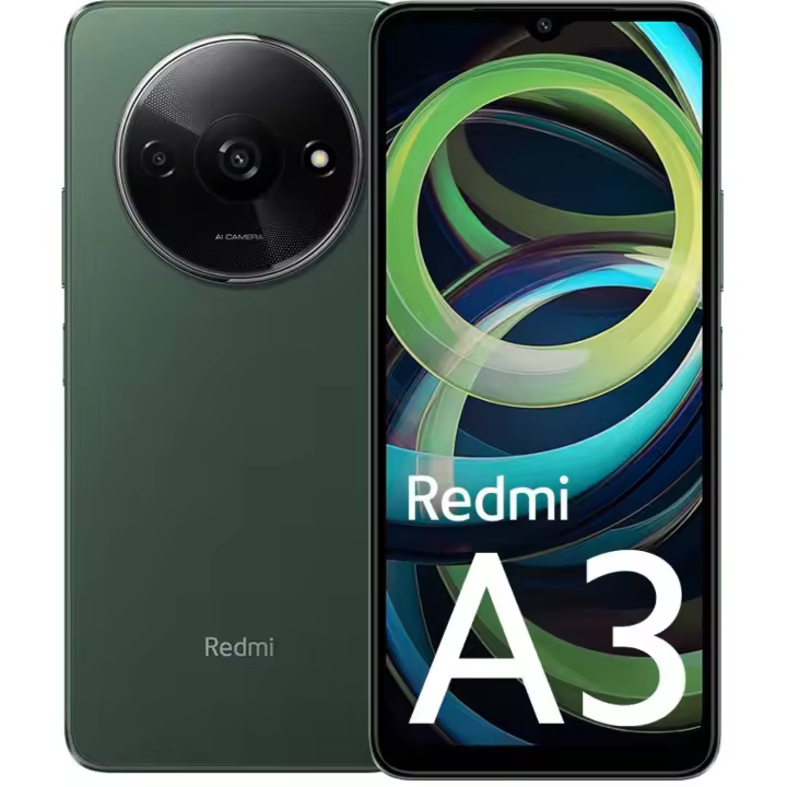 Redmi A3 3GB RAM 64GB Verde Cámara de 8MP Pantalla de 6.71" - 1