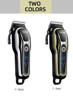 Cortador De Pelo Profesional Kemei KM-1990 Recargable Para Hombres Trimmer De Barba Corte Eléctrico Con Pantalla LCD Cuchilla De Acero Inoxidable Sin Cable - details 7