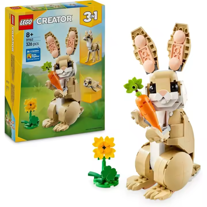 Lego 31162 Creator 3 en 1 Lindo Conejito Transformable en Figura de Foca y Llama Lego Creator - 1