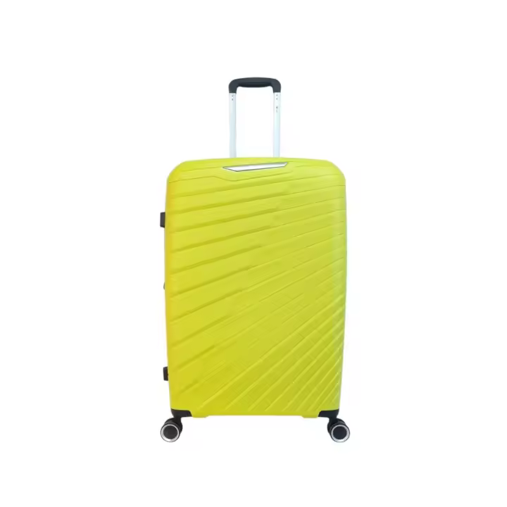 Maleta de viaje Barata grande Expandible Benzi BZ5808 Verde Lima de Polipropileno de 75 x 46 x 29/34 cm y 4,1 Kg. Maleta de Viaje  Rígida .Equipaje  con 4 Ruedas dobles giratorias 360º y Cerradura integrada TSA de Combinación (Color Verde Lima) - 1
